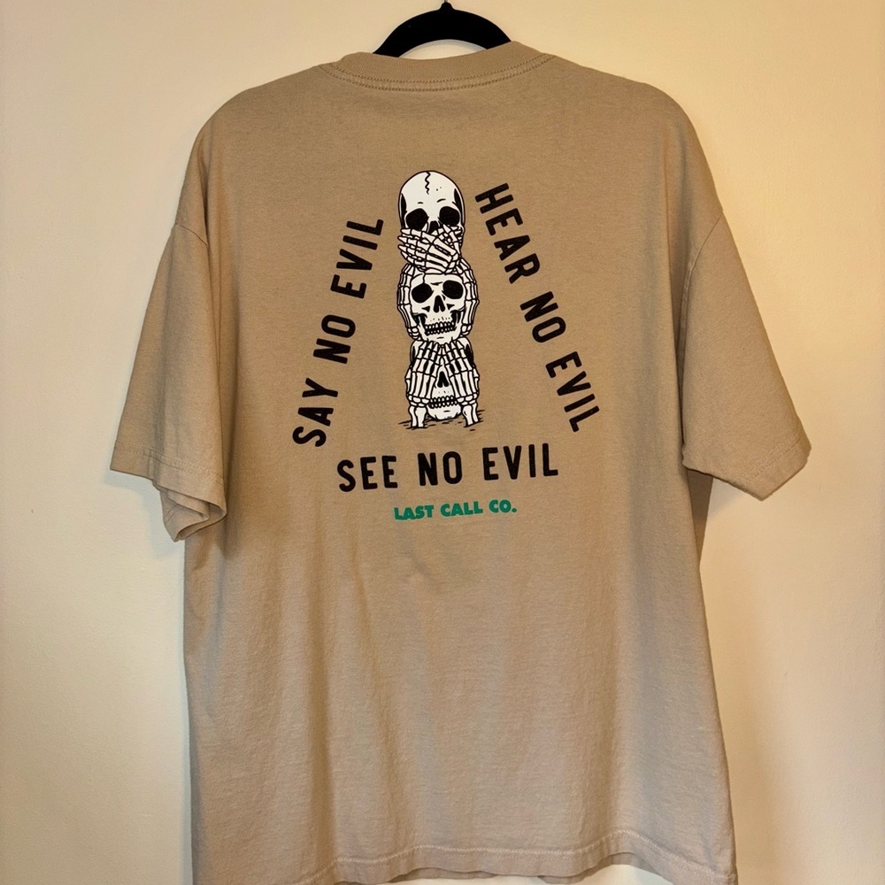 Tan Graphic Men's Shirt